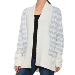 Anthropologie Lineamaglia Made in Italy Chevron Cardigan Sweater Size Small NWT
